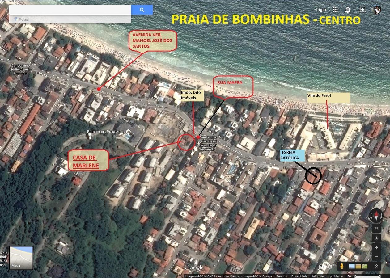 Casa De 2 Quartos No Centro De Bombinhas Luaran gambar